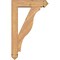 Ekena Millwork Funston Arts and Crafts Smooth Bracket w/ Offset Brace, Western Red Cedar, 5 1/2"W x 20"D x 32"H BKT0604X20X32FST03SWR - alternate 3